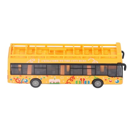 Octpeak Pull Back Bus, Exquisite Appearance Alloy Bus Model For Kids ...