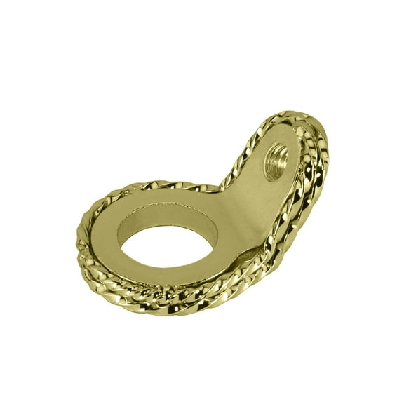 Spring Fork Twisted Ring 1 Inch 45 Degrees Gold.
