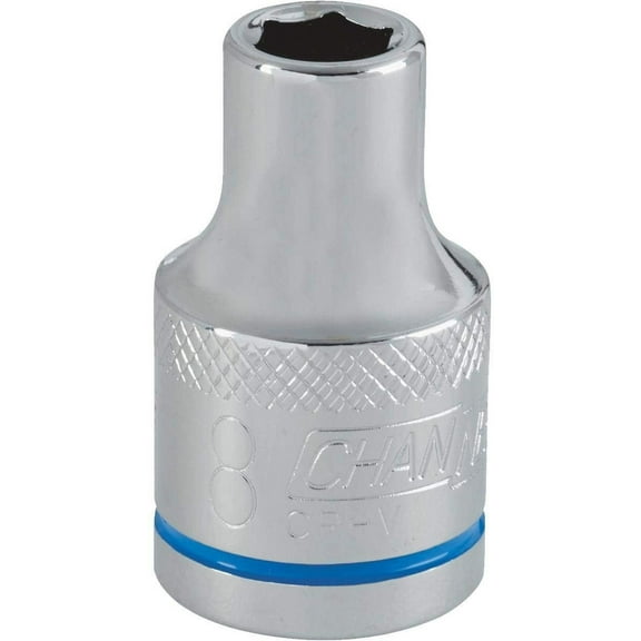 Channellock 1/2" Drive 8 mm 6-Point Shallow Metric Socket
