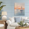 thumbnail image 3 of Stupell Industries Tropical Sunset Sailboats Over Calm Sea Canvas Art, 24 x 30, by Creative Studio, 3 of 8