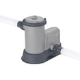 thumbnail image 6 of Bestway: Steel Pro MAX - 16' x 48", Grey -Round Above Ground Swimming Pool Set, ClickConnect Frame, Tritech, Filter Pump-Ladder-Cover, 5145 Gal Water, 6 of 10