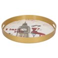 thumbnail image 4 of Plato de galletas frutero moderno redondo de estilo europeo duradero resistente de lujo ligero para pastel, 4 of 8