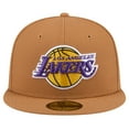 thumbnail image 2 of Men's New Era Tan Los Angeles Lakers Color Pack 59FIFTY Fitted Hat, 2 of 6