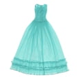 thumbnail image 3 of Vestido de muñeca BJD perfecl 1/3 tul de encaje Azul, 3 of 8
