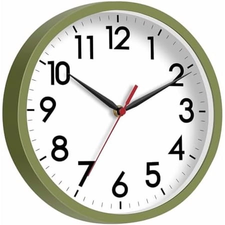 Wall Clock 8 Inch Silent Non Ticking Modern Clocks Battery Operated Analog Small Classic for - d 7