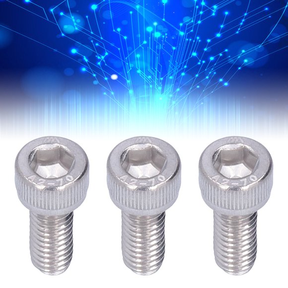 Allen Head Bolts, 30Pcs Hex Bolt Socket Cap Head Screw Stainless Steel Allen Head Socket Cap Screw Fastener A2 70 304 Stainless Steel Marine Grade Fastener Hardware