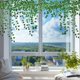 thumbnail image 5 of 173FT 24 Pcs In A Pack Simulation Radish Leaf Decoration Christmas Home Decoration Green Wall Hanging Decoration Mantel Tabletop Porch Decor, 5 of 6