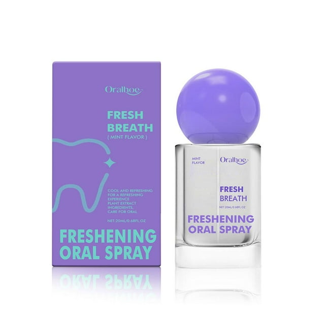 Spray bucal Oralhoe Fresh: fresco y refrescante, de larga duración, portátil y práctico. Reduce el mal olor bucal. Limpia. Or-A04-0312-01
