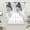 Gray, variant on Sage Green Flower Swag Curtains Valance For Kitchen Windows, Watercolor Gradient Retro Floral Wide Rod Pocket Curtain Drapes, Bathroom Cafe Living Room Light Filtering Drapery Panels, 72"W x 63"H