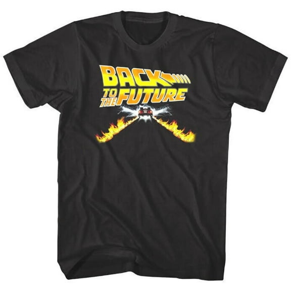 Back to The Future Flaming Trails Men's T Shirt