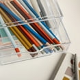 thumbnail image 6 of Martha Stewart Brody 2 Pack Plastic Stackable Office Desktop Organizer Boxes with 2 Drawers, 6" x 7.5", 6 of 10