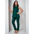 thumbnail image 2 of Jessica London Women's Plus Size 3 Piece Ponte Pant Set, 2 of 3