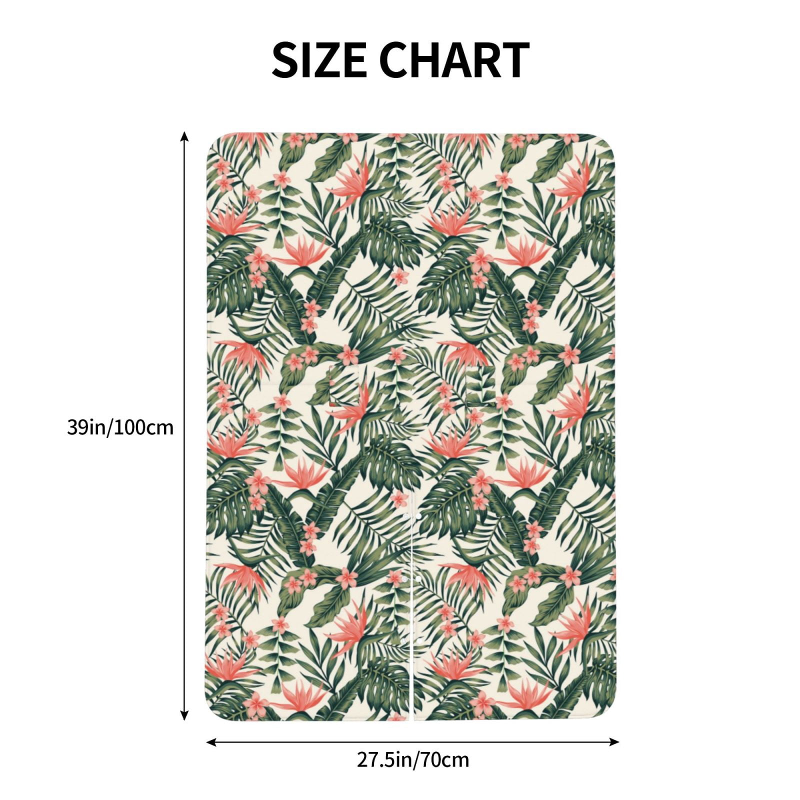 Naloa Palm Trees and Tropical Baby Car Seat Cover, Breathable Baby Carrier Cover, Multiuse Baby Carrier Cover & Nursing Breastfeeding Cover