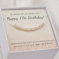 thumbnail image 4 of Anavia 17th Birthday Gifts for Girls, 925 Sterling Silver 17 Beads Necklace Gift for 17 Year Old Girl, 17th Birthday Gift Ideas for Daughter, 4 of 10