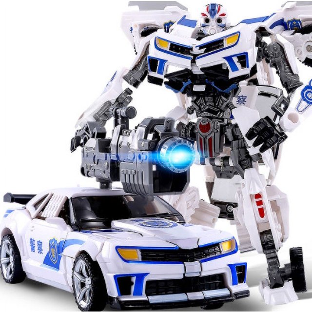 Transformation Toys for Boys Anime Robot Car Action Figure Plastic ABS Cool Movie Robot Car Aircraft Engineering Model Toy Gift