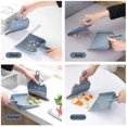 thumbnail image 4 of Dustpan and Brush Set, Multi-Functional Cleaning Tool/Mini Sweeper with Hand Broom Brush, Cute Dust Pan for Home Kitchen Bathroom Desk Keyboard Car Pet Sweeping Dusting (Blue Gray), 4 of 6