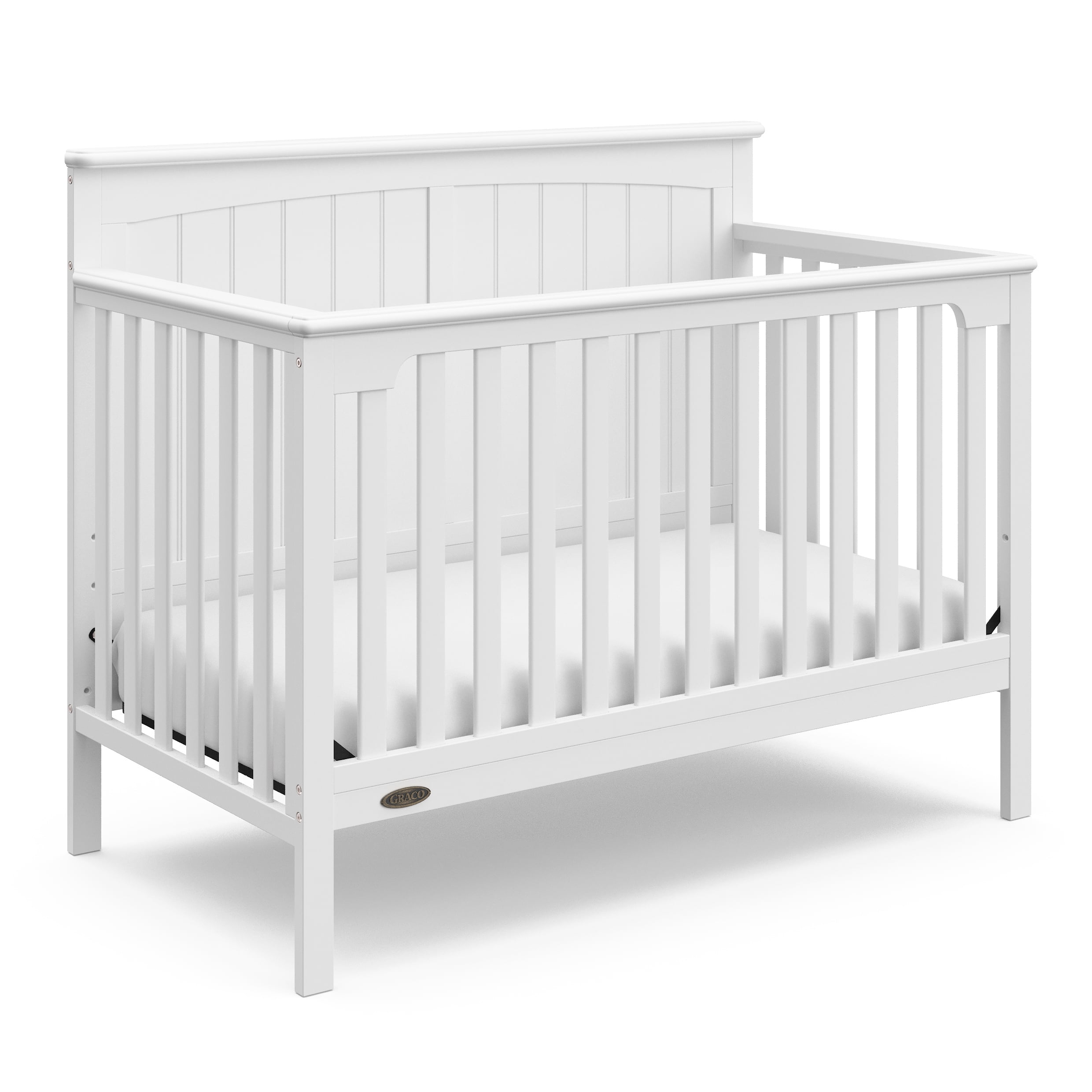 Graco Ellis 4 In 1 Convertible Crib White Walmart Com Walmart Com
