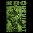 thumbnail image 2 of Junior's Marvel Eternals Kro Deviant Green  Graphic Tee Black 2X Large, 2 of 3