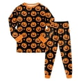 thumbnail image 4 of 2-3 Years Toddler Short Sleeved And Shorts Set Halloween Parties Girls Sleepwear Matching Family Halloween Pajamas, 4 of 9
