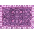 thumbnail image 1 of Ahgly Company Indoor Rectangle Abstract Purple Modern Area Rugs, 2' x 5', 1 of 4
