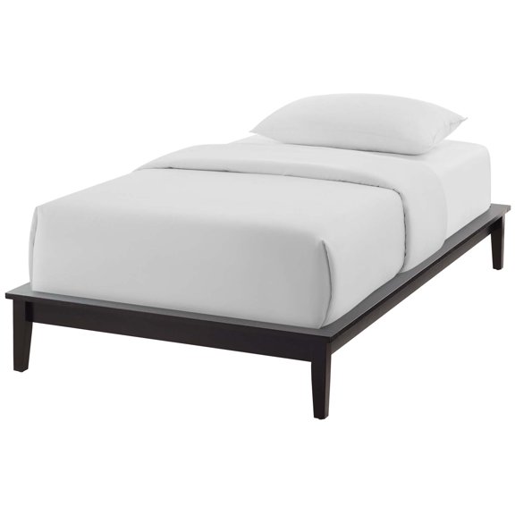 Modern Contemporary Urban Design Bedroom Twin Size Platform Bed Frame, Wood, Brown