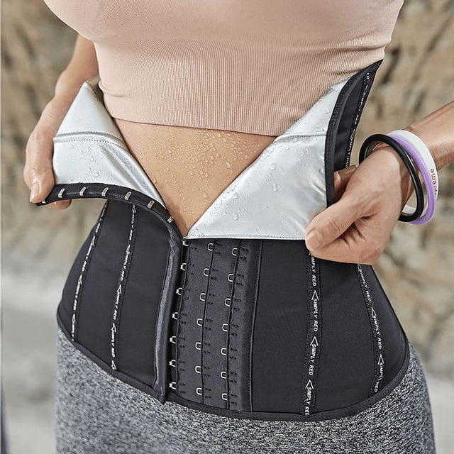 Cinturón de sudor de plástico moldeador de cintura para deportes, fitness, artefacto quemagrasas, adelgazante corporal, cinturón de sudor explosivo, cinturón abdominal para mujeres