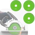 thumbnail image 1 of Disco de corte de vidrio, rueda de corte para herramienta rotativa, nuevo disco de corte de vidrio verde 2022, para corte suave, biselado y pulido de botellas de vino, cerámica. esquí esquí Gafas de esquí, 1 of 5