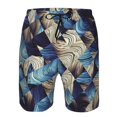 thumbnail image 3 of Fotbe Abstract Blue Squares Trajes de Baño Estampados para Hombre, Shorts de Verano de Secado Rápido, Ropa de Playa, Bañadores-Medium, 3 of 6