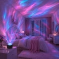 thumbnail image 4 of Rotating Star Projector Night Light Sky Lamp Quiet One Button Operation for Bedroom Decoration Purple#2, 4 of 9