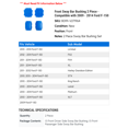thumbnail image 2 of Front Sway Bar Bushing 2 Piece - Compatible with 2009 - 2014 Ford F-150 2010 2011 2012 2013, 2 of 2