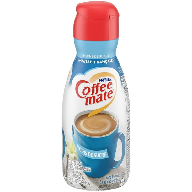 Rehaus. de café liq. COFFEE MATE Moins de sucre Vanille française