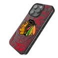 thumbnail image 2 of Keyscaper Black Chicago Blackhawks Paisley Bling iPhone Case, 2 of 7