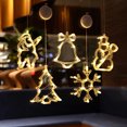 thumbnail image 1 of 5pcs Set Of Led Christmas Lights Window Hanging Lights Holiday Decoration Sucker Lights, 1 of 7