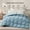 Steel Blue, variant on Peace Nest 360 Thread Count All Season White Goose Down Fiber and Feather Comforter, Full