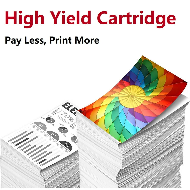  Replacement High Yield Ink Cartridge Compatible for Brother  LC421XL Ink Cartridges Compatibles for Brother DCP-J1050DW J1140DW  MFC-J1010DW Printers Four Color Suit : Office Products