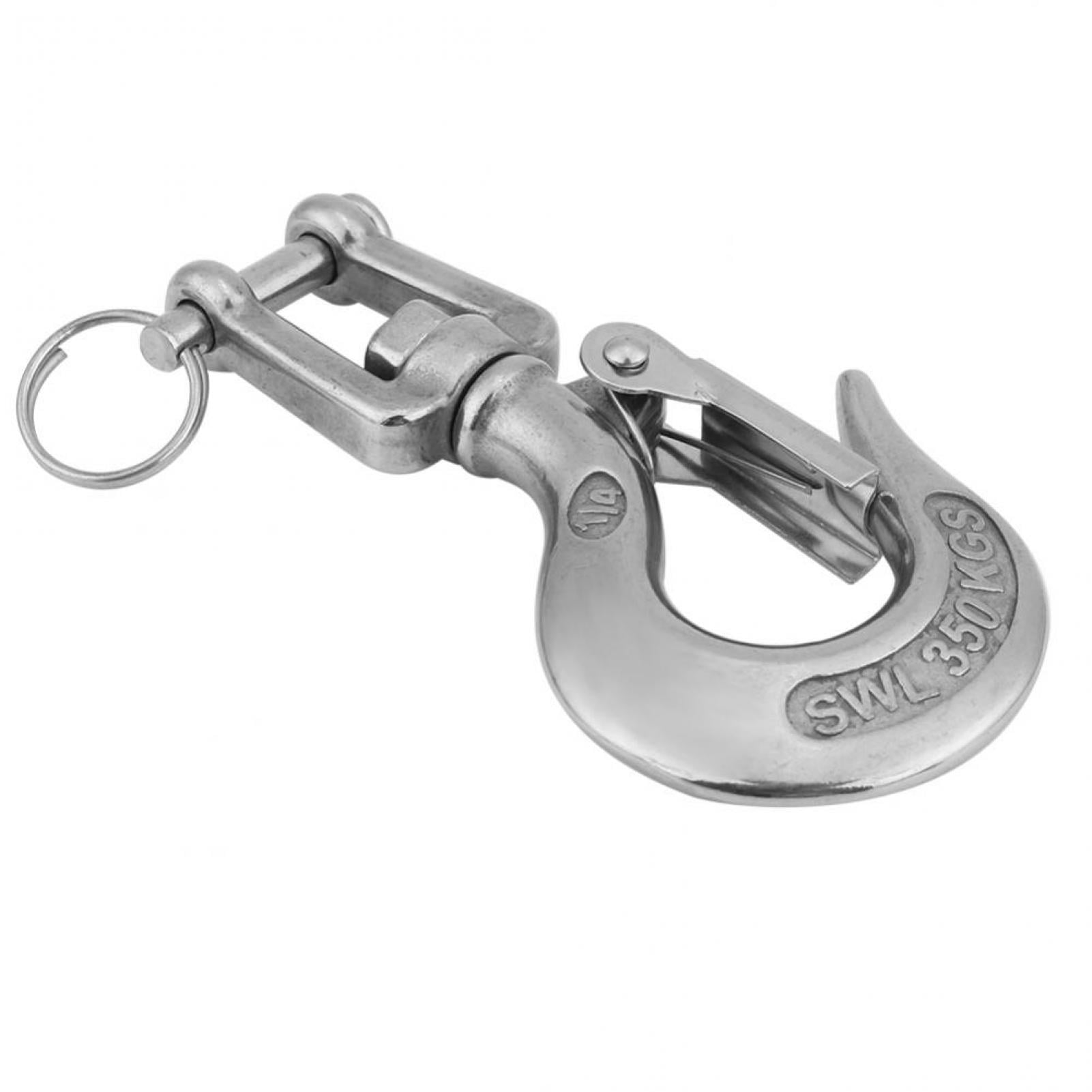 American 304 Stainless Steel Swivel Lifting Clevis Hook 150KG Working Load Limit 