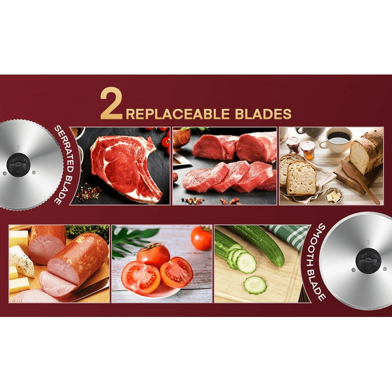 Foldable Electric Deli Food Slicer Boneless Fresh Meat Slicer for Home -  AliExpress