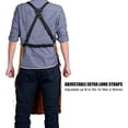 thumbnail image 5 of Delantal de Cuero para Carpintería, Delantal de Trabajo con 6 Bolsillos para Herramientas, Delantal de Soldador para Hombre y Mujer, Delantal de Taller Resistente al Calor y a las Llamas, Ajustable, 5 of 5