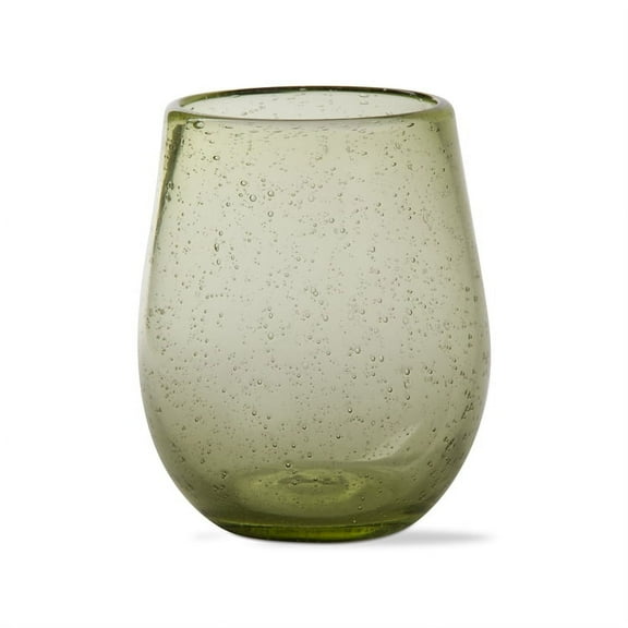TAG Stemless Bubble Wine Glass, Foliage