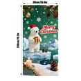 thumbnail image 3 of TIELUTT Rideau de Porte de Noël Intérieur Extérieur Célébration Saisonnière Fête pour Noël pour Maison Porte Jour du Souvenir Décorations Robe de Fête pour Femmes Ensemble de Décorations de Fête Robe de Fête Robe de Fête pour Femmes, 3 of 4