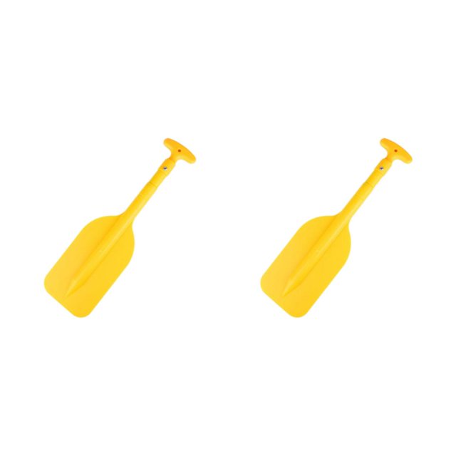 Soidarity PVC Fácil de llevar Accesorios para botes inflables Durable en forma de T Paddle Boating Accesorios Kayak Boat Paddle Kayak Paddle amarillo 54-106 cm, paleta 54-106 cm 2Conjunto