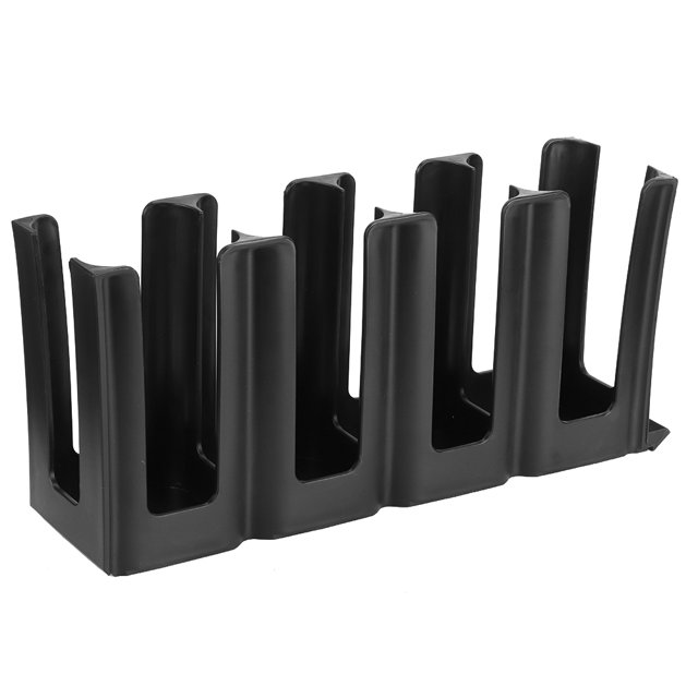 4 Compartment Slant/Straight Coffee Cup Holder, Plastic Storage Organizer, For Holding Cups With A