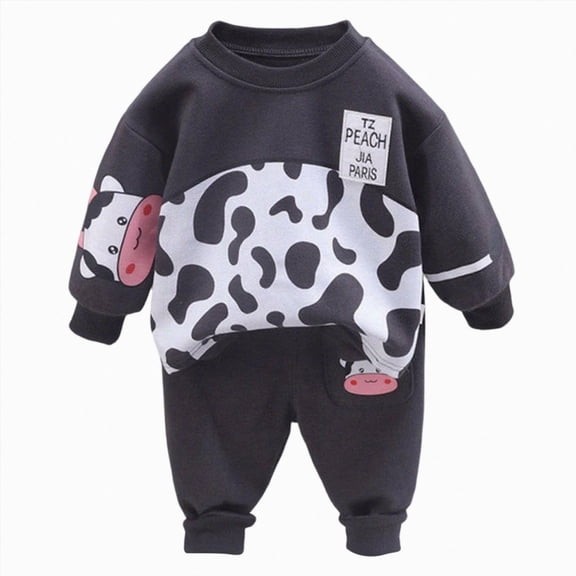 Gerichy Toddler Baby Boy Clothes Fall Winter Outfits 6 12 18 24 Months 2T 3T 4T Long Sleeve Dinosaur Sweatshirts Tops Pants Set 2 Piece
