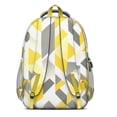 thumbnail image 3 of Yellow and Gray Modern Art Geometric Backpack for School,Cute School Bag,Schoolbag with Adjustable Shoulder Straps & Padded Back,16.9 Inch, 3 of 5