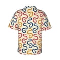 thumbnail image 3 of Goofa Snake Hawaiian Shirt for Men, Unisex Summer Beach Casual Short Sleeve Button Down Shirts,Aloha Tropical Floral print shirt-3X-Large, 3 of 9