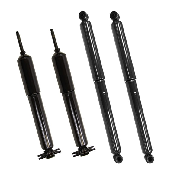 AutoShack Front & Rear Shock Absorbers for Dodge & Ram, Ram 2500 2003-2010 Ram 1500 2006-2008 1500 2012 2500 2011-2013 3500 2011-2012, RWD L6 5.9L 6.7L V6 3.7L V8 4.7L 5.7L V10 8.0L