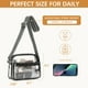 thumbnail image 3 of Bolsa transparente BOSTANTEN Stadium aprobada para mujeres, color negro, 3 of 7