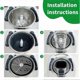thumbnail image 2 of For TM6/TM5 Fruit and Vegetable Cutter 5-Piece Grater and Slicer Set Fruit and Vegetable Slicer and, 2 of 5