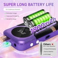 thumbnail image 3 of 45000RPM Rechargeable Nail Drill Machine Desktop Polishing Machine Electric Nail File 1800mAh Battery Nail Tools, 3 of 6