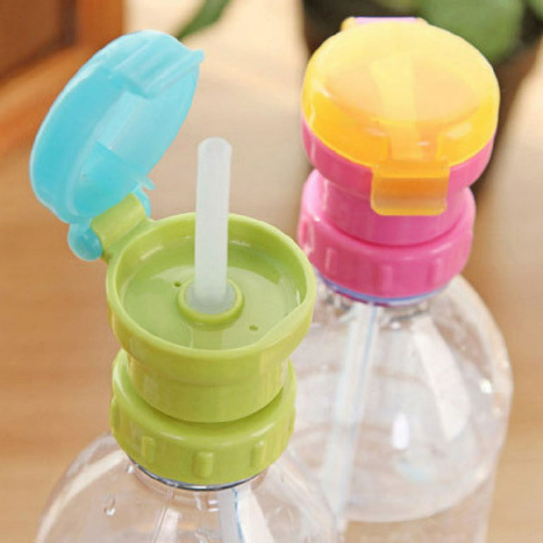 Portable Kids No Spill Choke Water Bottle Cup Adapter with Tube Drinking  Straw for Baby Drink